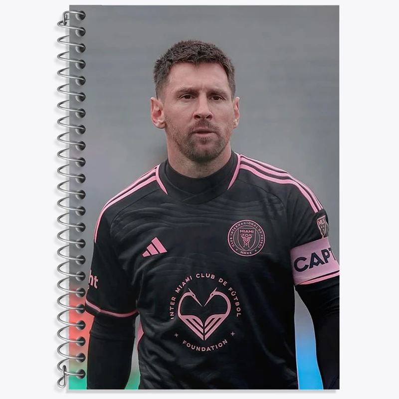 دفتر لغت 50 برگ خندالو طرح لیونل مسی کد 36436