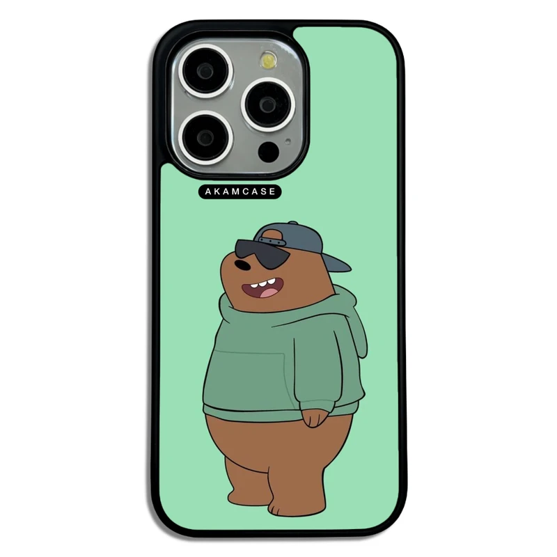 کاور آکام مدل AMCWA15PRO-BARE BEAR4 مناسب برای گوشی موبایل اپل iPhone 15 Pro