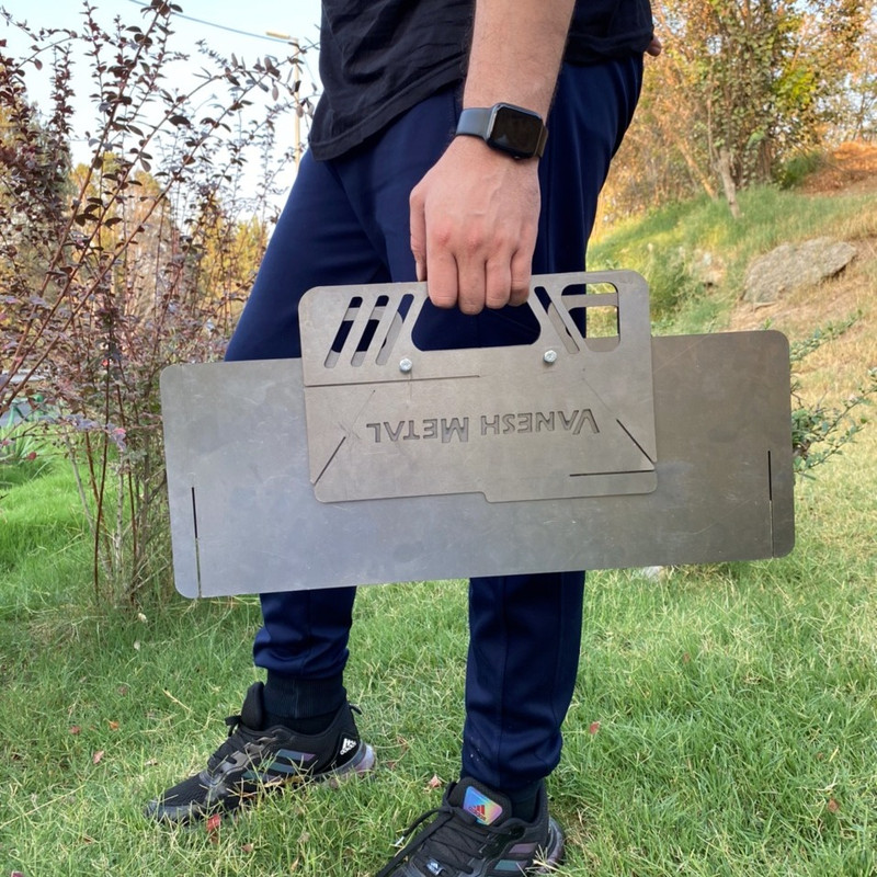 منقل تاشو ونش متال مدل فولادی N13_2 St منقل تاشو ونش متال مدل فولادی N13_2 St