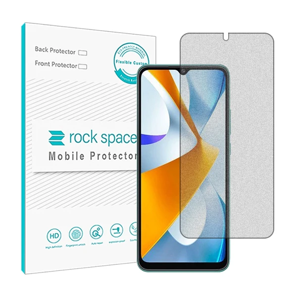 محافظ صفحه نمایش مات راک اسپیس مدل HyMTT مناسب برای گوشی موبایل شیائومی Poco C40