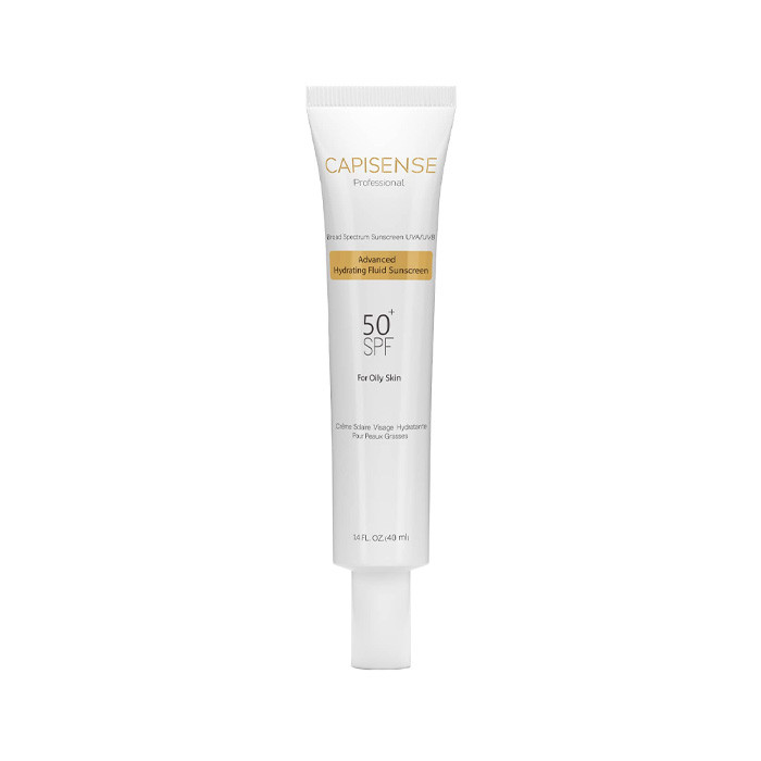 کرم ضد آفتاب بی رنگ صورت کپیسنس SPF 50 مدل Pour Peaux Grasses محافظ در برابر UVA و UVB مناسب برای پوست چرب حجم 40 میلی‌ لیتر