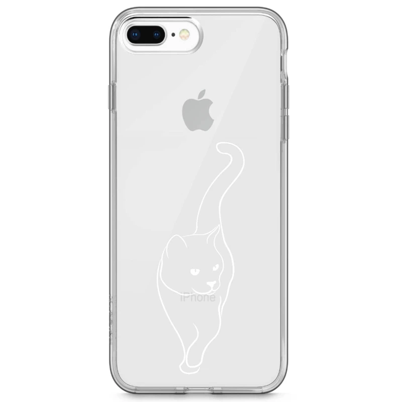 کاور مگافون طرح گربه مدل C60-W مناسب برای گوشی موبایل اپل iPhone 7 Plus