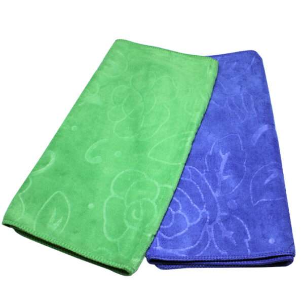 حوله آشپزخانه طرح گل بسته 2 عددی سایز 70×35 سانتی متر