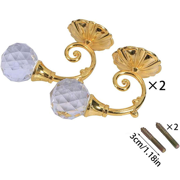 گل میخ مدل Crystalball مجموعه دو عددی