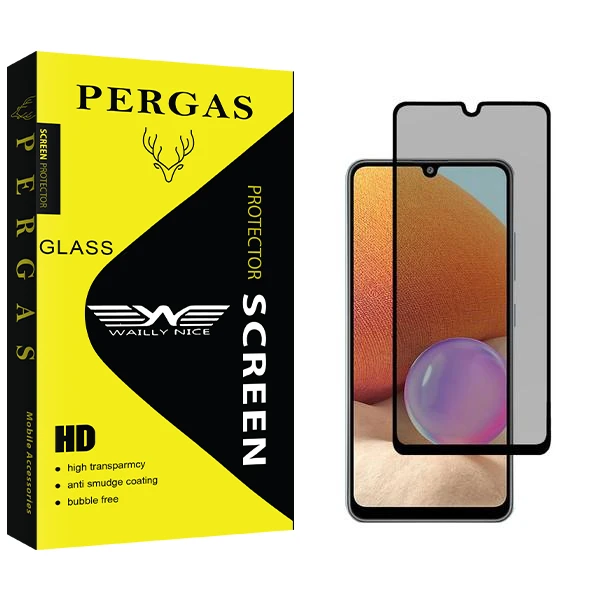 محافظ صفحه نمایش حریم شخصی وایلی نایس مدل Pergas مناسب برای گوشی موبایل سامسونگ Galaxy A32 4G