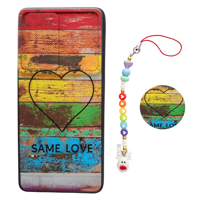 کاور مدل Same Love کد A10996 مناسب برای گوشی موبایل سامسونگ Galaxy A13 5G / A04s به همراه پایه نگهدارنده و بند آویز موبایل