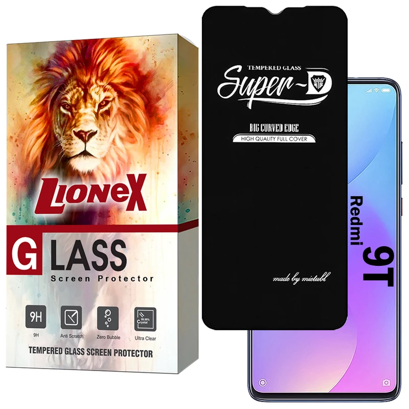 محافظ صفحه نمایش لایونکس مدل SUPERDNL مناسب برای گوشی موبایل شیائومی Redmi 9T