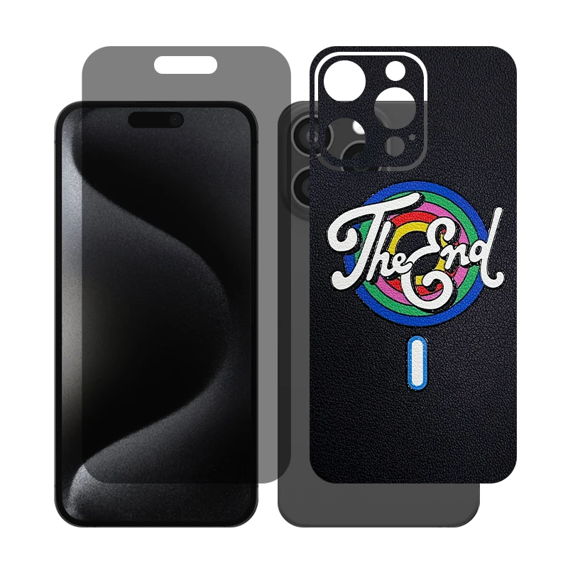 محافظ صفحه نمایش حریم شخصی گلس مدل Together مناسب برای گوشی موبایل اپل iPhone 16 Pro Max به همراه برچسب پوششی
