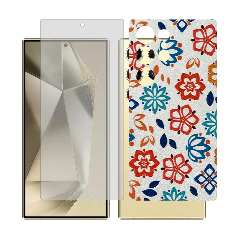 محافظ صفحه نمایش مات گلس مدل Together مناسب برای گوشی موبایل سامسونگ Galaxy S22 Ultra به همراه برچسب پوششی