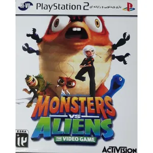بازی monsters vs aliens مخصوص پلی استیشن 2