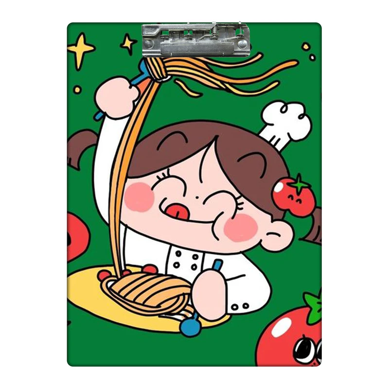 تخته شاسی طرح دختر نودل دوست کد 2966873 سایز A4