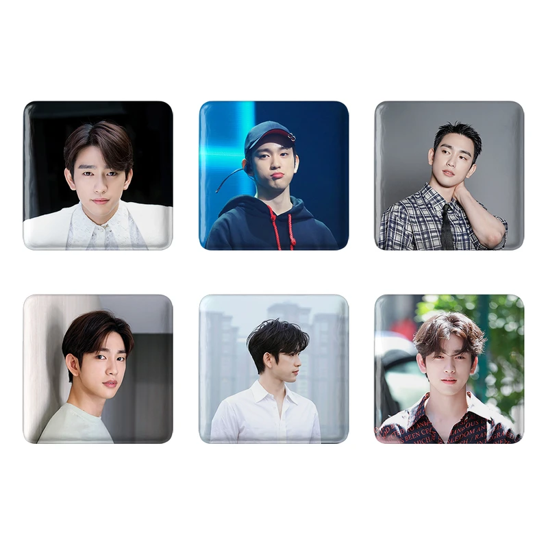 مگنت خندالو طرح جین یونگ گروه گات سون GOT7 کد 1250B مجموعه 6 عددی