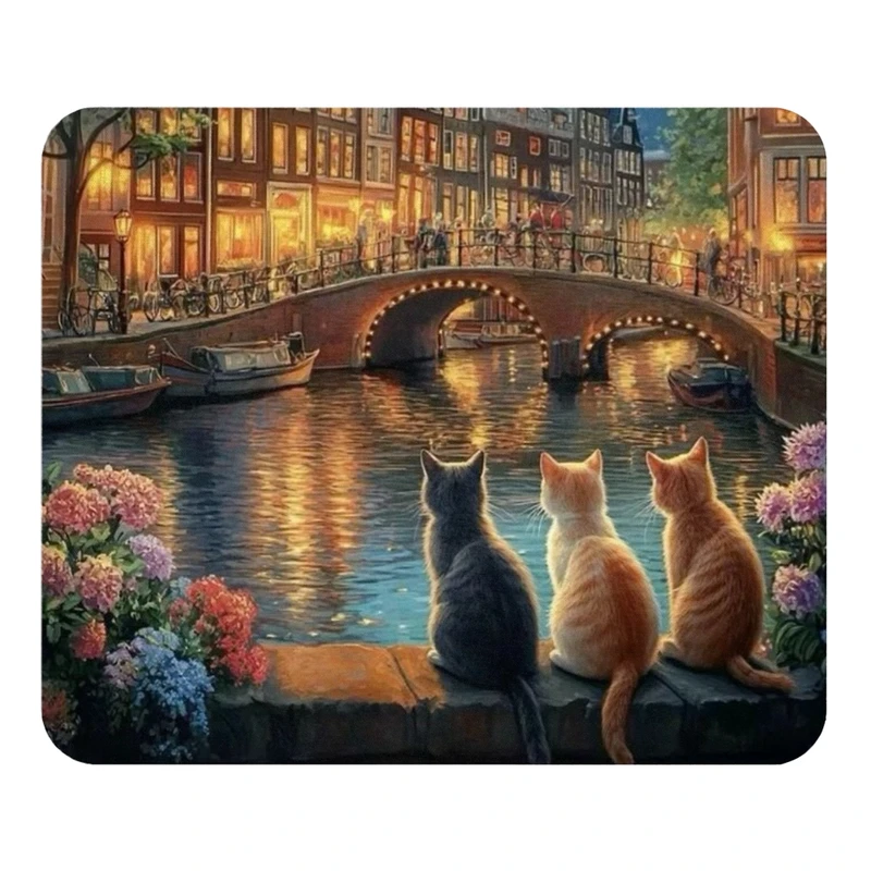 ماوس پد مدل گربه سایز 19x24 سانتی متر
