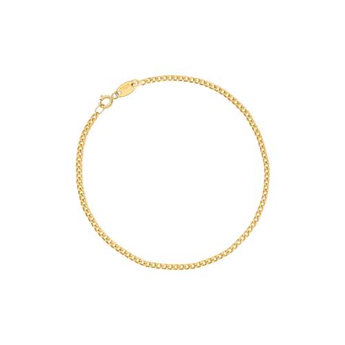 دستبند زنجیری طلا 18 عیار زنانه ماوی گالری مدل کارتیه پراگ