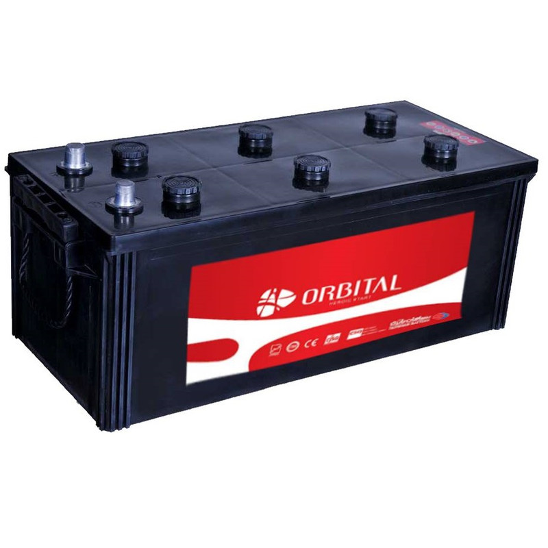 باتری اسیدی خودرو سپاهان باطری مدل 150 آمپر اوربیتال وان