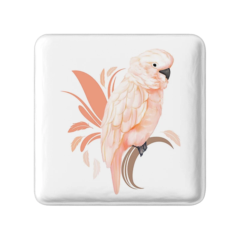 پیکسل خندالو طرح پرندگان زینتی مدل مربعی کد 30503