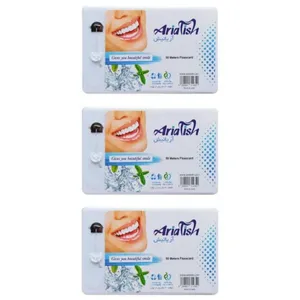 نخ دندان آریاتیش مدل کارتی مسافرتی بسته سه عددی