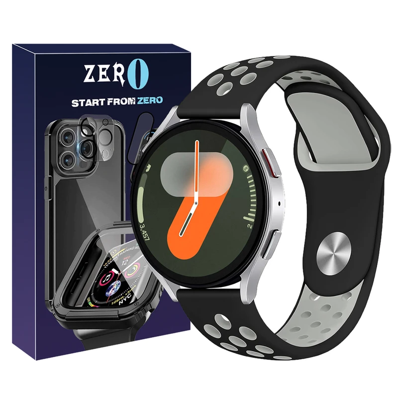 بند زیرو مدل NK_SIC ZR مناسب برای ساعت هوشمند سامسونگ Galaxy Watch 4/5/6/7/Fe سایز 40/43/44/46/47 میلی متری