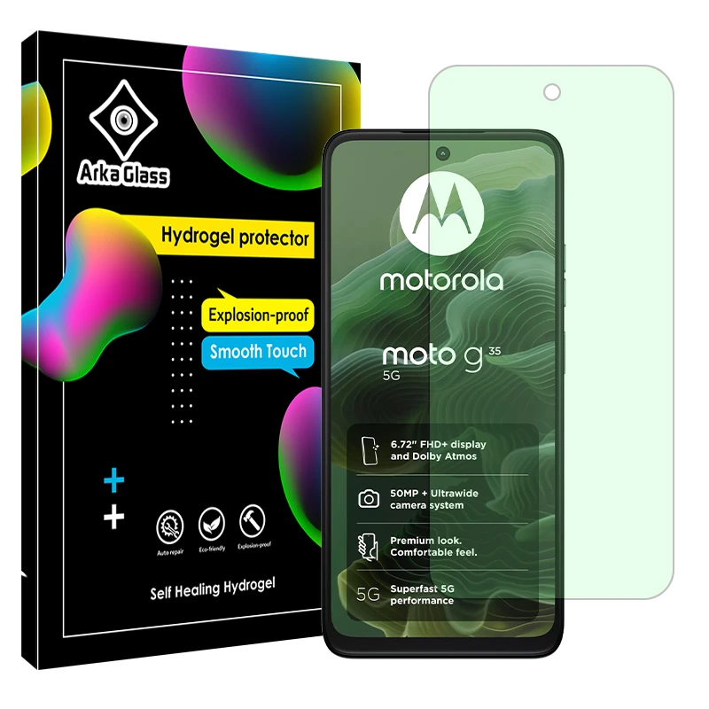 محافظ صفحه نمایش گرین لایت آرکا گلس مدل Eye Car مناسب برای گوشی موبایل موتورولا Moto G35