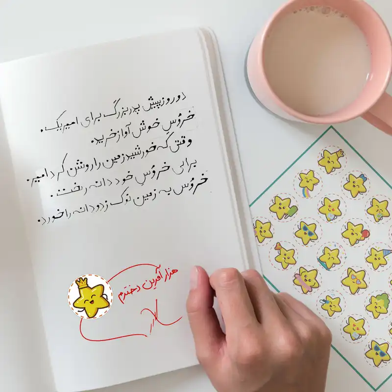 برچسب میو استیکر مدل انگیزشی تشویقی مدرسه- کد SHC11