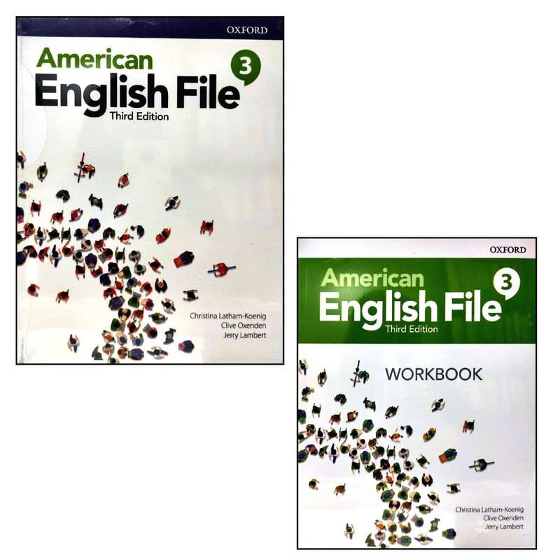 کتاب American English File 3 3th edition اثر جمعی از نویسندگان انتشارات OXFORD دو جلدی