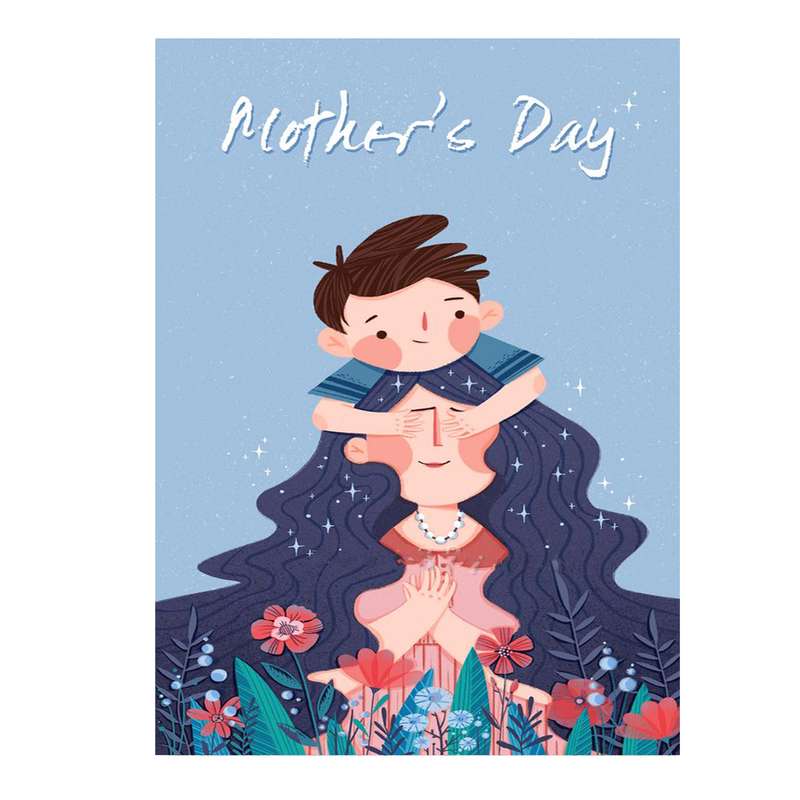 کارت پستال کاف پستال مدل تبریک روز مادر کد M1004