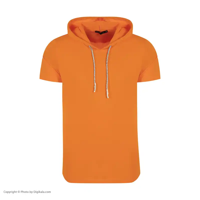 تیشرت کلاه دار آستین کوتاه مردانه باینت کد 323-9