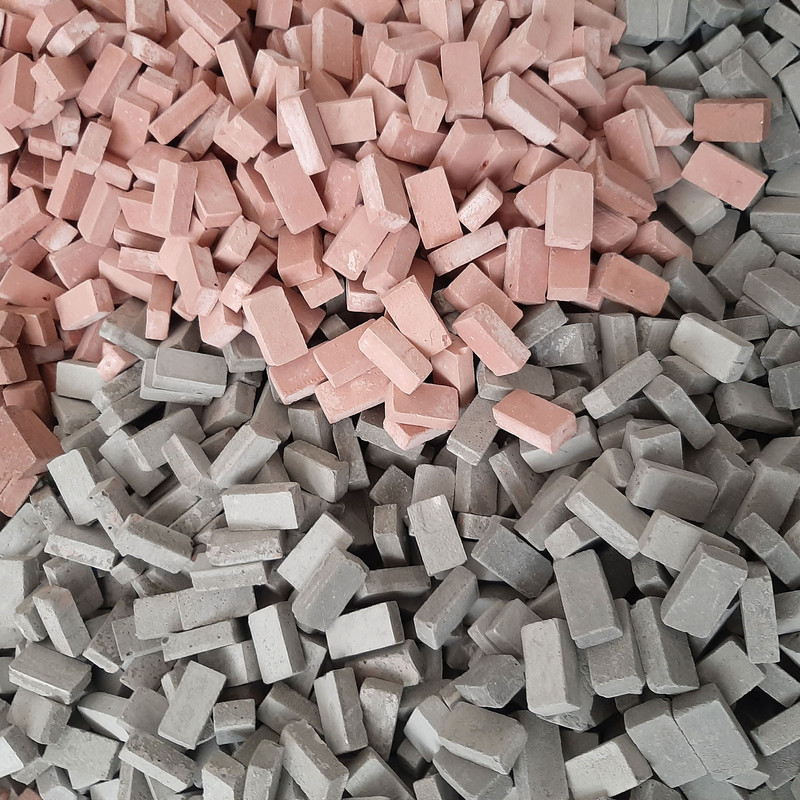 ساختنی مدل آجر مینیاتوری کد Cube 200 بسته 200 عددی