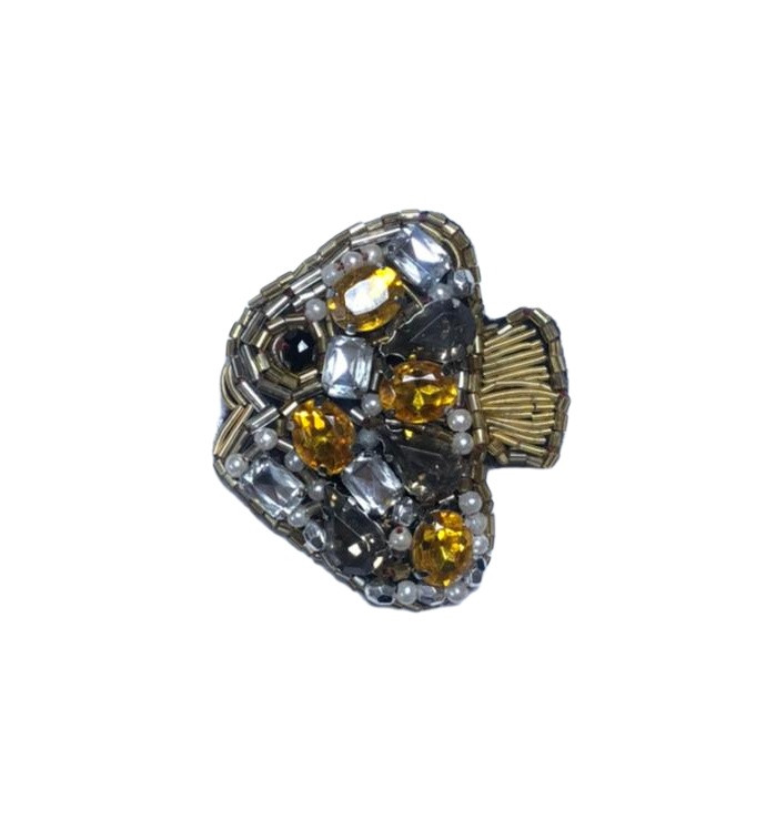 گل سینه زنانه مدل ماهی گل سینه زنانه مدل ماهی