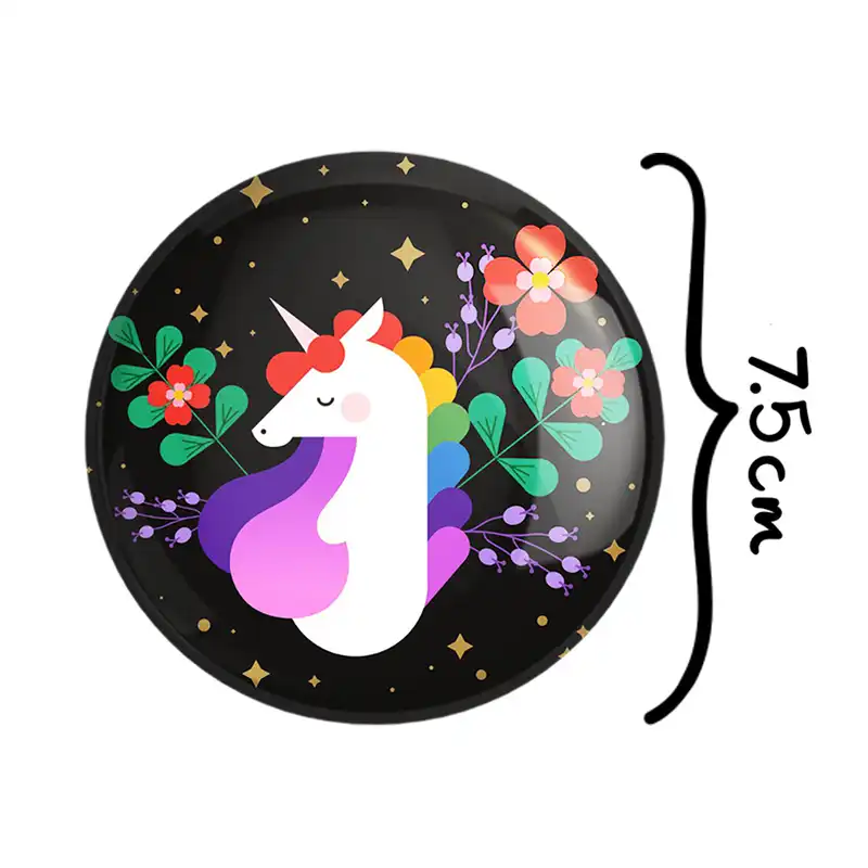 آینه جیبی خندالو مدل اسب تک شاخ یونیکورن  کد 1113