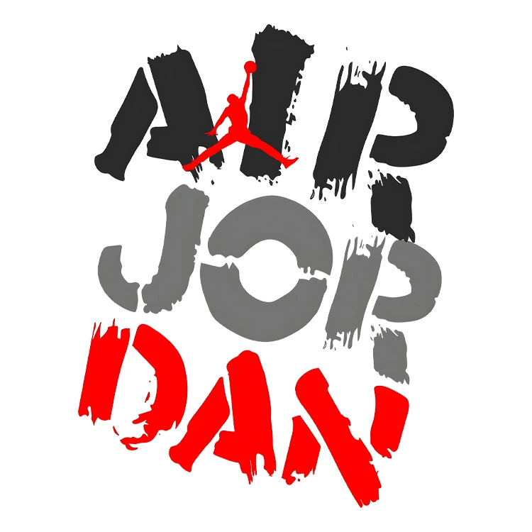 استیکر پارچه و لباس پاد آفرین مدل ورزشی طرح جردن کد S5293