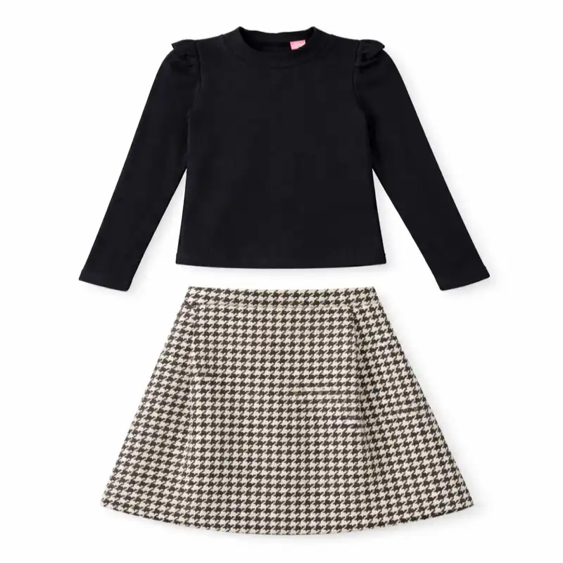 ست بلوز و دامن دخترانه مدل پیچازی