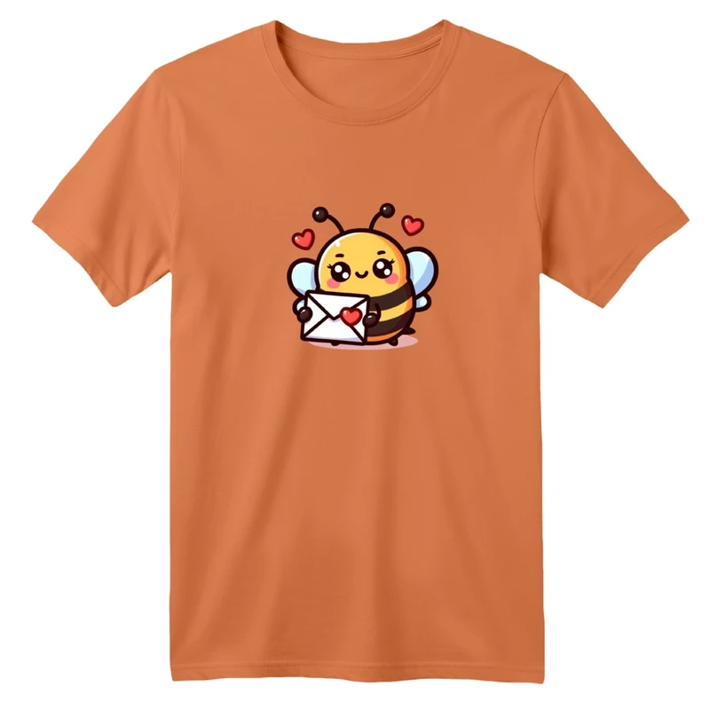 تی شرت آستین کوتاه بچگانه مدل زنبوری کد 03