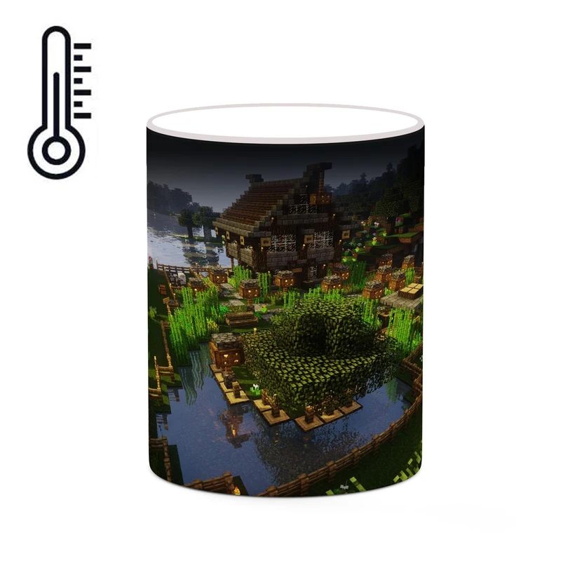 ماگ حرارتی کاکتی طرح ماینکرافت minecraft مدل mgh41061