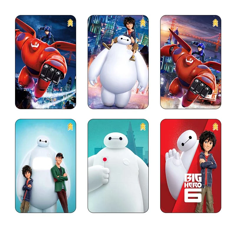 استيکر کارت کارنيکا طرح قهرمان بزرگ ۶ Big Hero 6 کد 66737 مجموعه 6 عددی