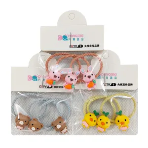 کش مو دخترانه مدل عروسکی کد FF-445 بسته 9 عددی