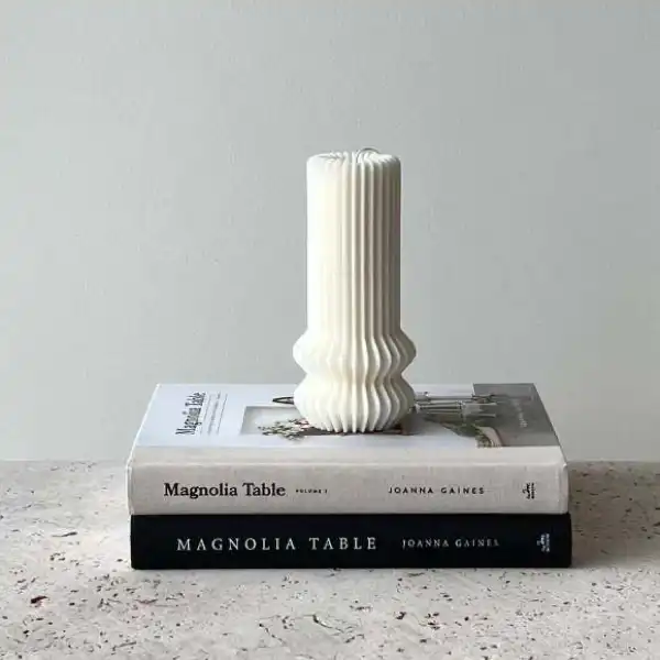 قالب شمع مدل استوانه شیاردار