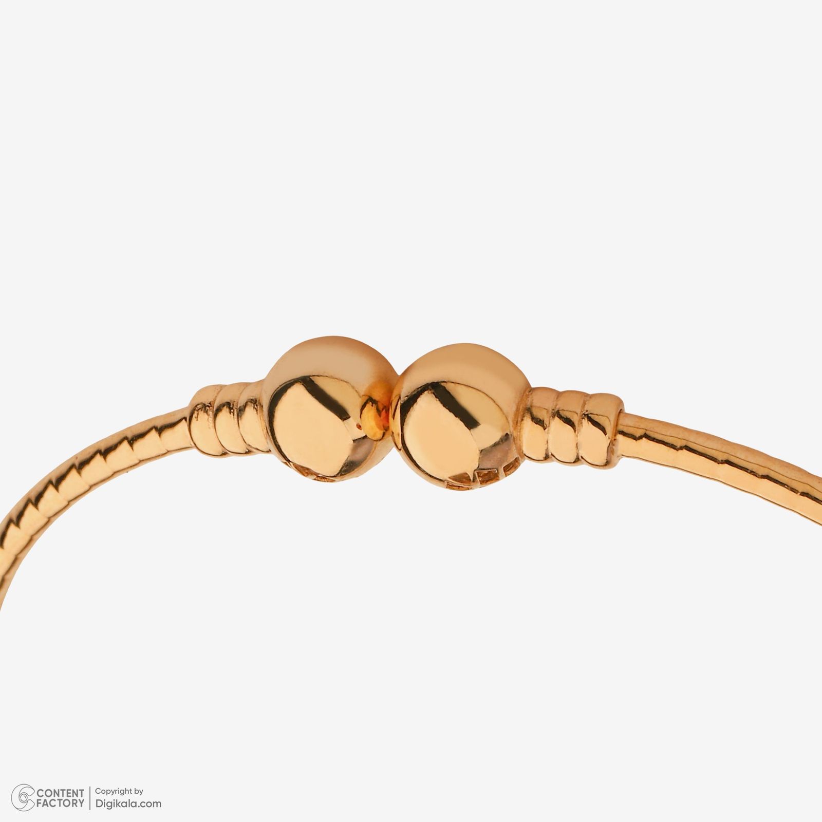 بنگل طلا 18 عیار زنانه حافا گلد مدل یورمن کد bn007 -  - 4