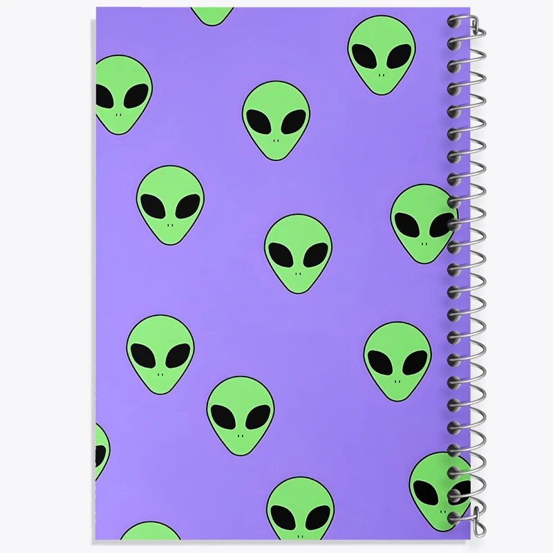 دفتر نقاشی 50 برگ خندالو طرح پترن آدم فضایی کد N5417