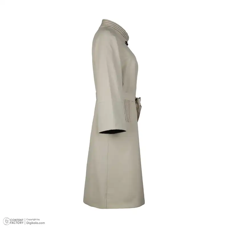 بارانی زنانه عصر جدید مدل 1217-4 رنگ کرم