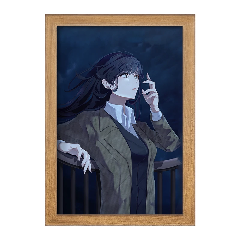 تابلو خندالو مدل شیزوکا انیمه جوانی کمدی رومانتیک من کد 32519