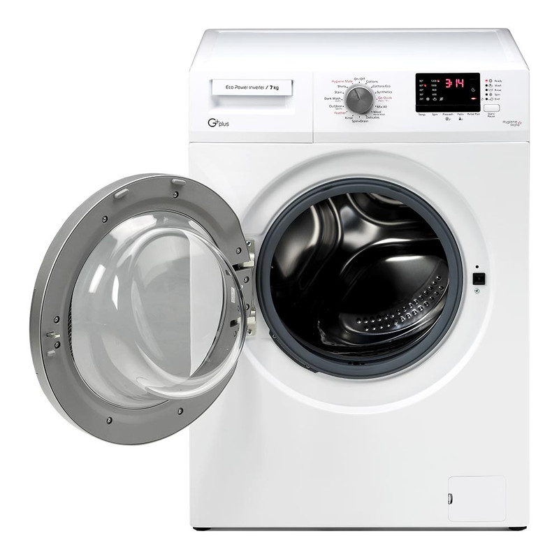 ماشین لباسشویی جی پلاس مدل GWM-72013W ظرفیت 7 کیلوگرم