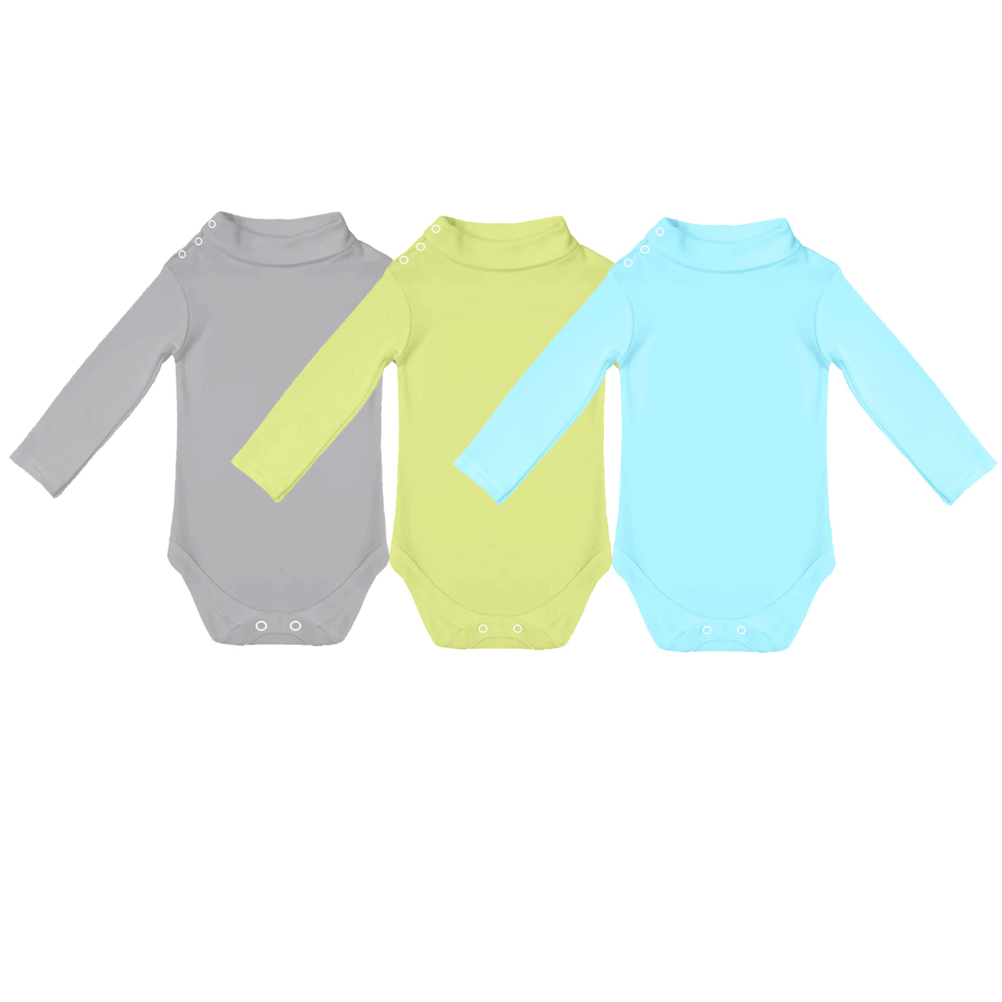 بادی آستین بلند نوزادی ایزی دو مدل ED009 بسته 3 عددی