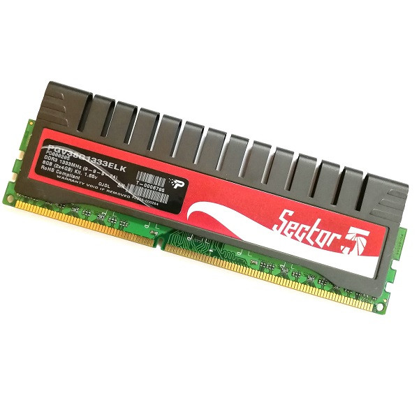 رم دسکتاپ DDR3 تک کاناله 1333 مگاهرتز CL9 پاتریوت مدل SECTOR-5 ظرفیت 4 گیگابایت