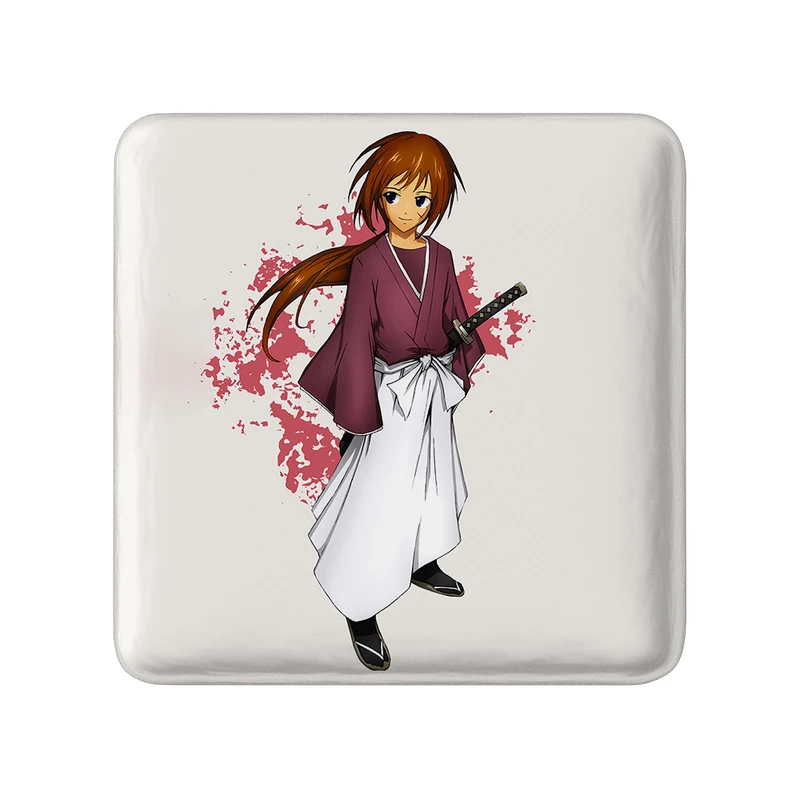 پیکسل خندالو طرح انیمه رورونی کنشین مدل مربعی کد 34875