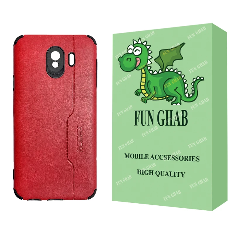 کاور فان قاب مدل چرم  مناسب برای گوشی موبایل سامسونگ Galaxy J4