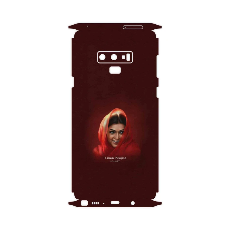 برچسب پوششی ماهوت مدل Portrait of an Indian Woman-FullSkin مناسب برای گوشی موبایل سامسونگ Galaxy Note 9