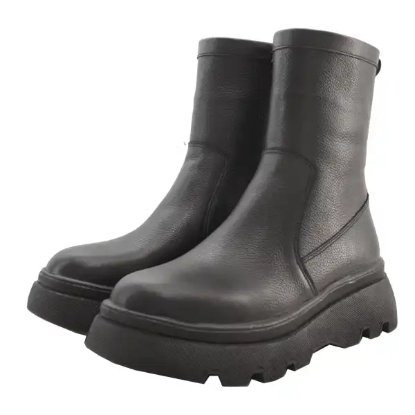 نیم بوت زنانه چرم آرا مدل sh120 کد s