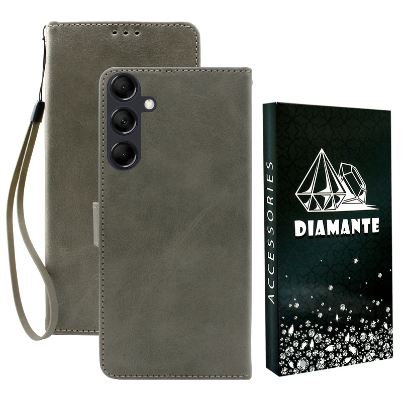 کیف کلاسوری دیامانته مدل Bk مناسب برای گوشی موبایل سامسونگ Galaxy S25 Plus