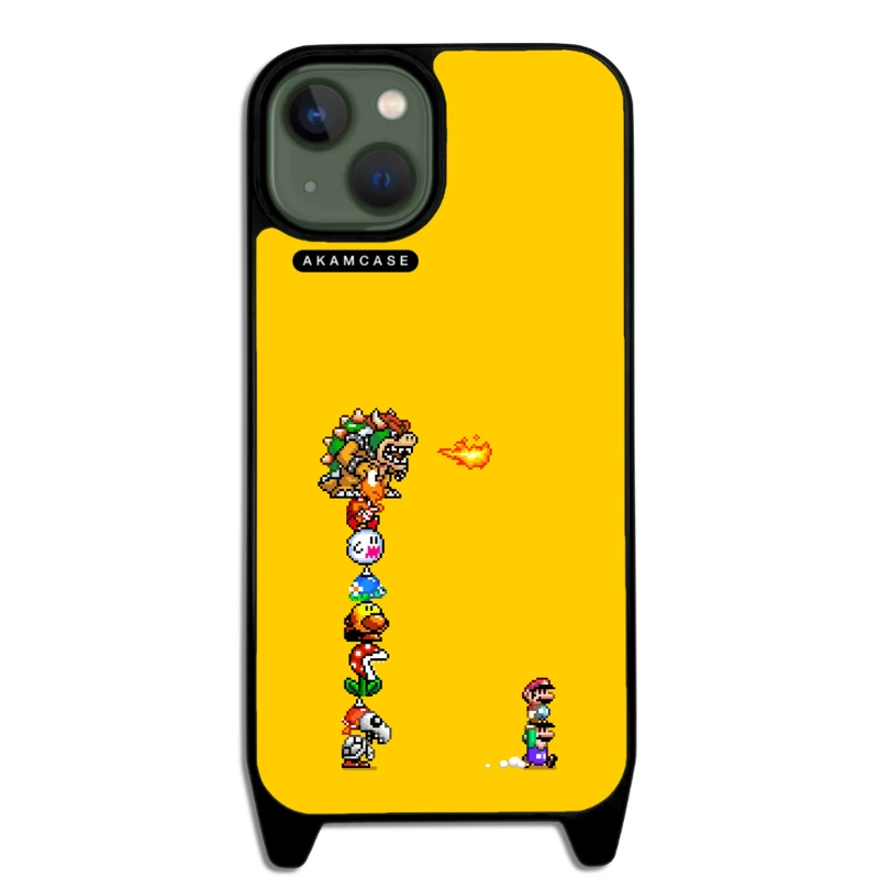 کاور آکام مدل AMCWLA13-SUPER MARIO4 مناسب برای گوشی موبایل اپل iPhone 13